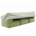 Housse de salon de jardin modulable MIXI de 2 fauteuils d'angle et 1 chauffeuse