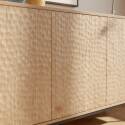 Buffet effet bois 3 portes 147 cm