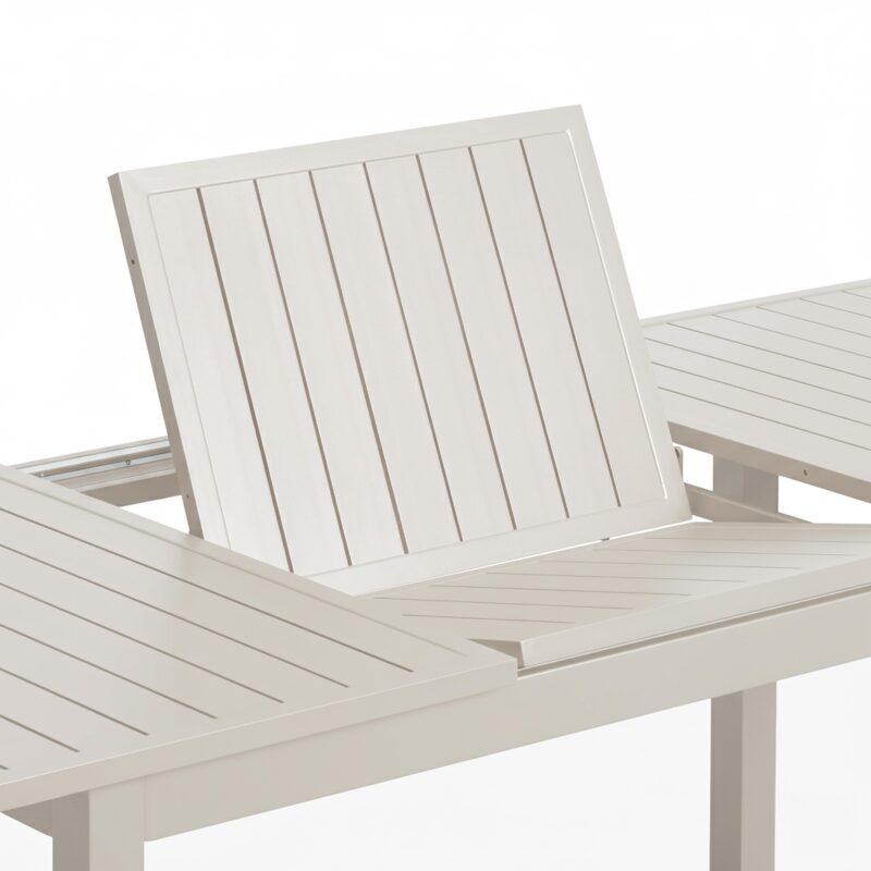 Table de jardin extensible en aluminium 8 à 10 personnes 174/238x100 cm (4/7)
