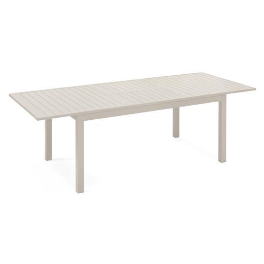 Table de jardin extensible en aluminium 8 à 10 personnes 174/238x100 cm | Oviala
