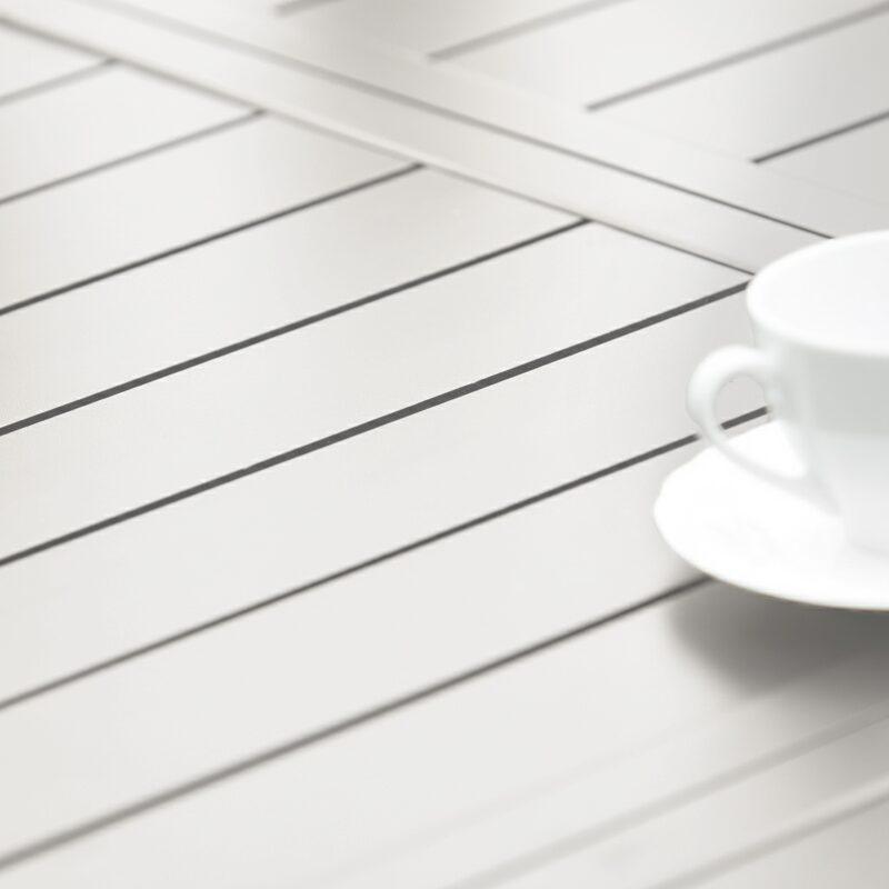 Table de jardin extensible en aluminium 8 à 10 personnes 174/238x100 cm (5/7)