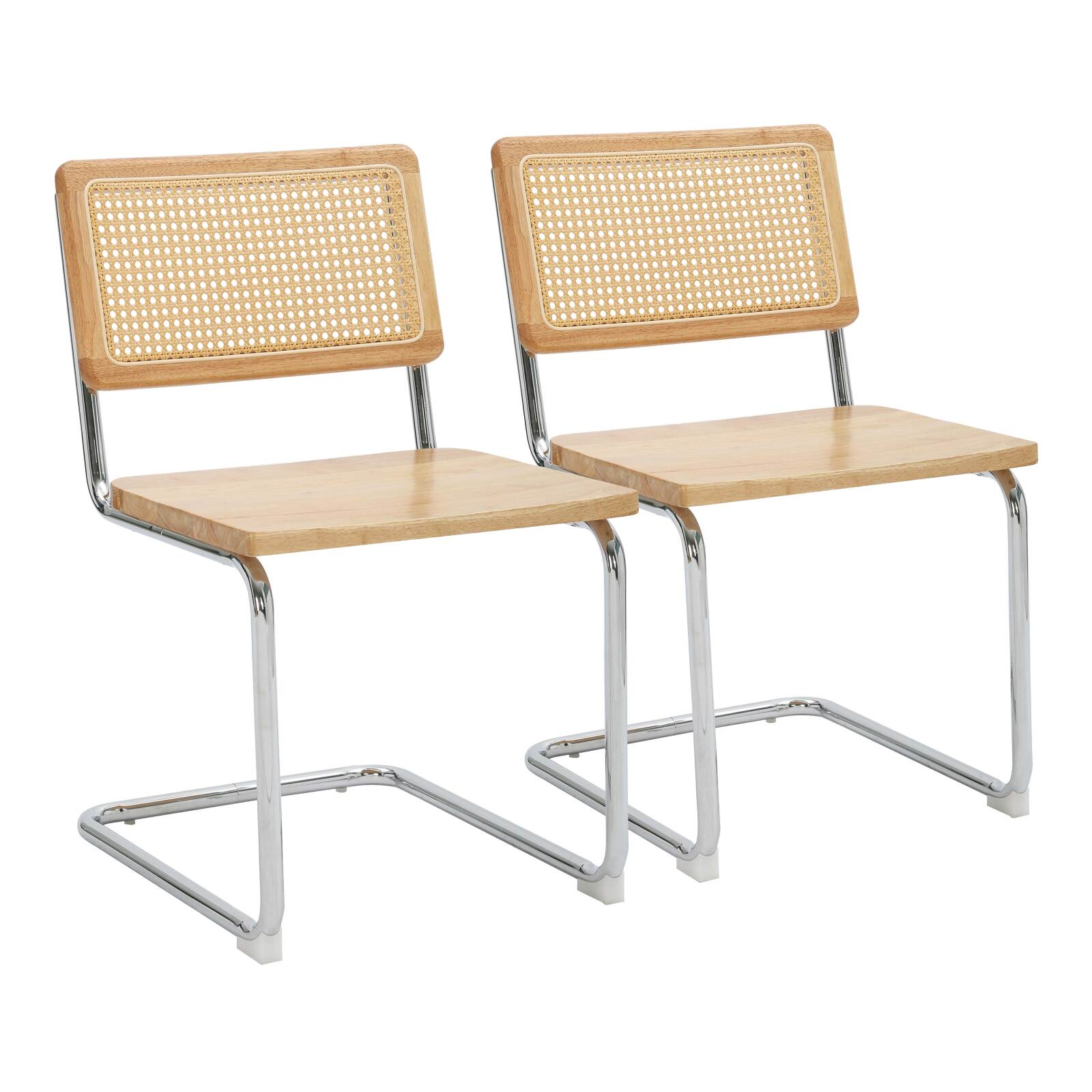 Chaises en bois et métal - Lot de 2 