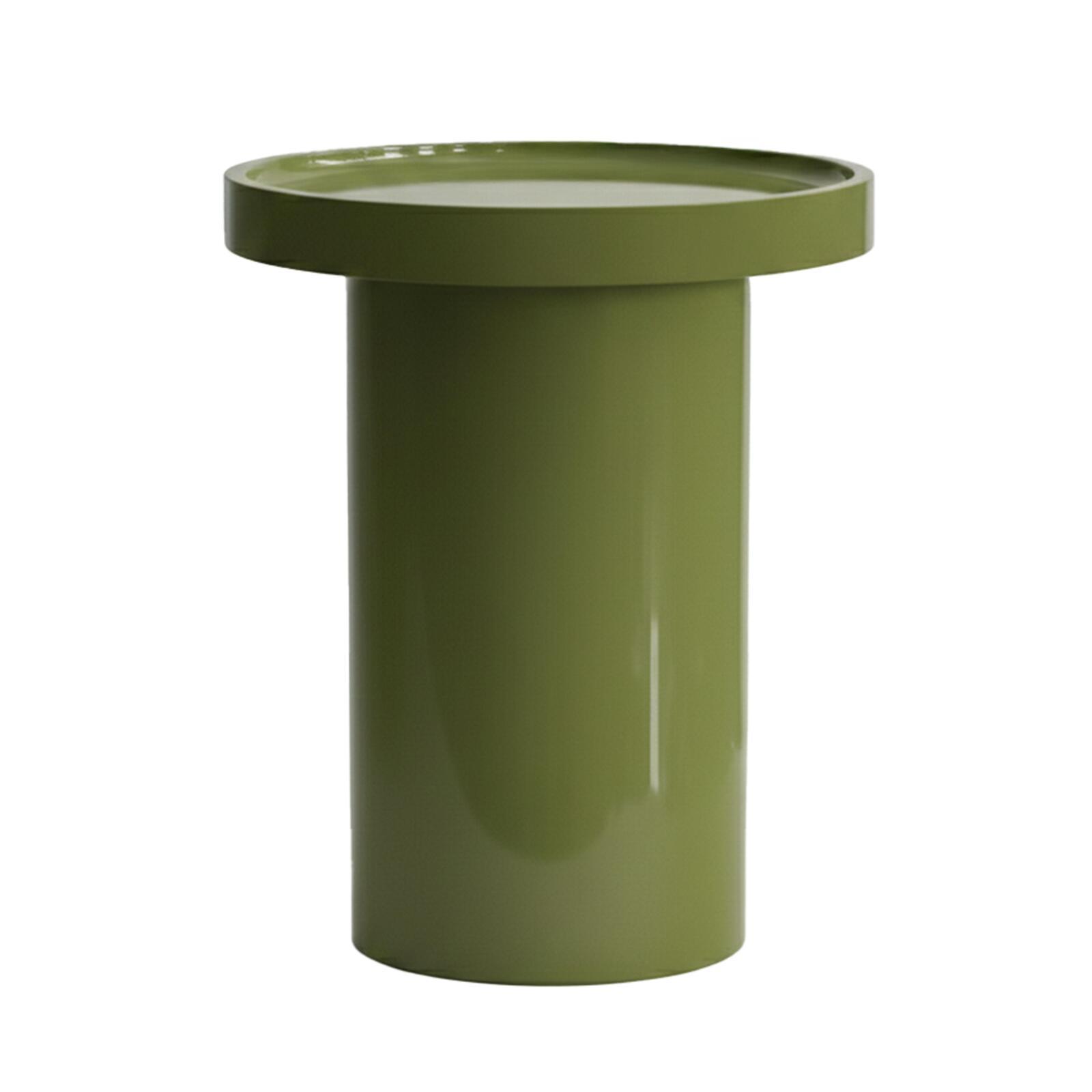 Tables basses gigognes effet laqué ronde Ø70, Ø50 et 40 cm style rétro - Par 3