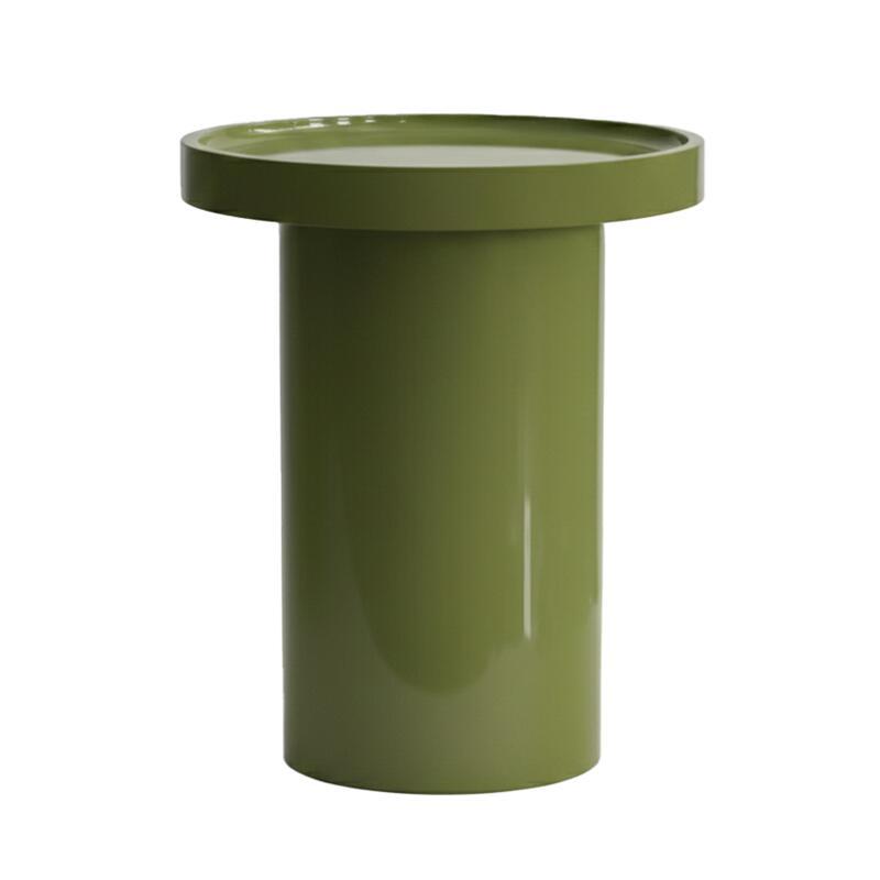 Tables basses gigognes effet laqué ronde Ø70, Ø50 et 40 cm style rétro - Par 3 (4/5)