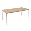 Table de jardin effet bois en métal et polywood 8 personnes 180x90 cm