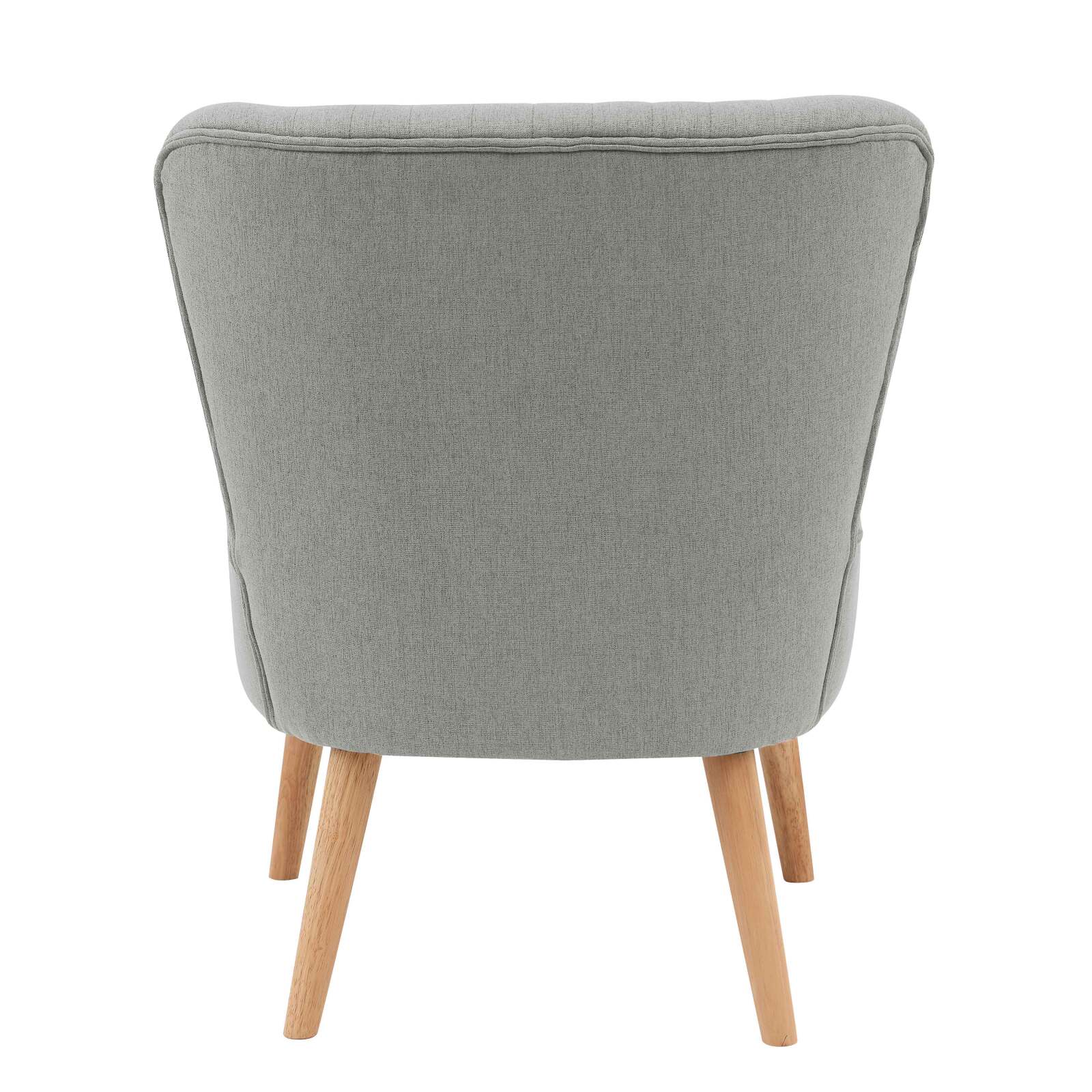 Fauteuils crapaud en tissu et bois - Lot de 2