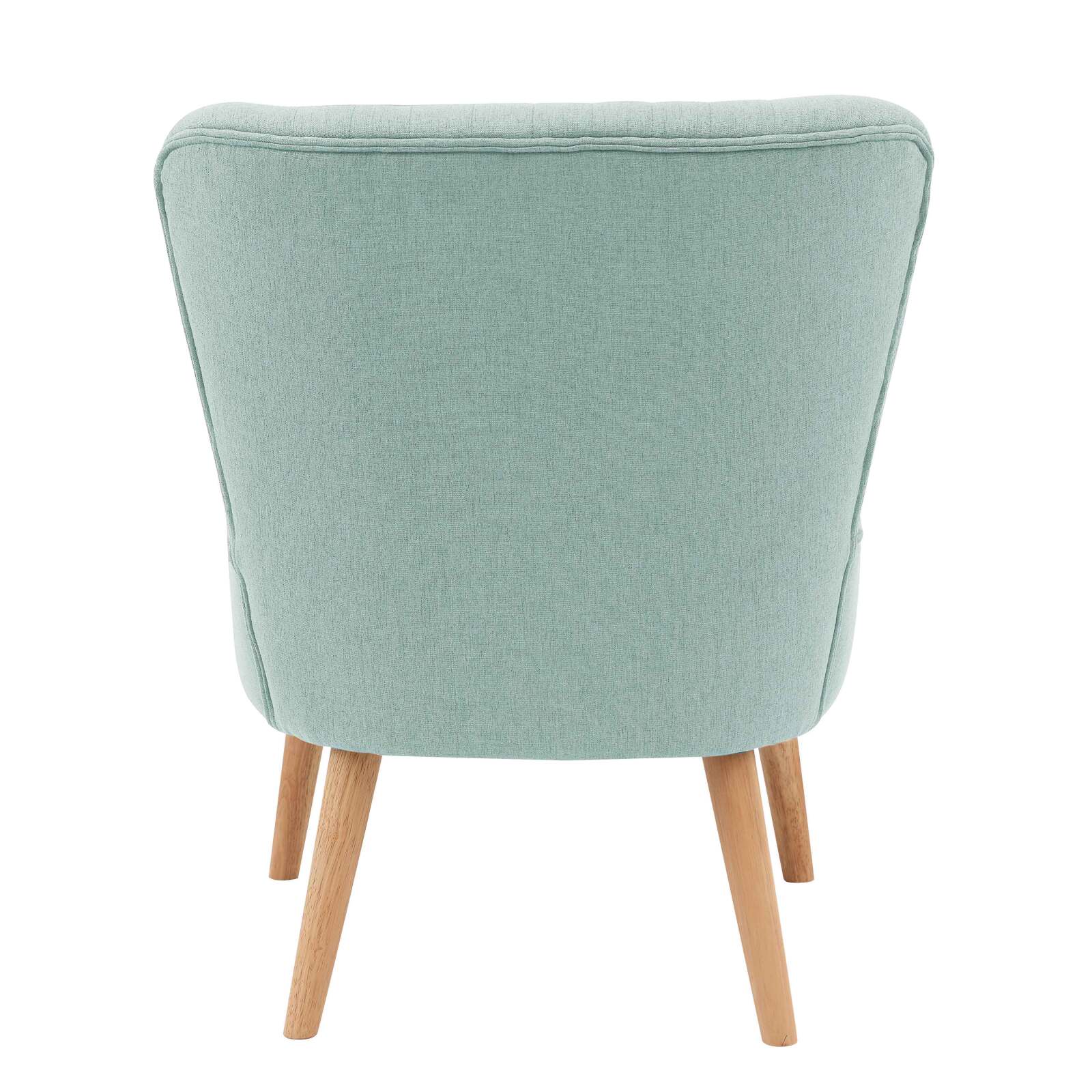 Fauteuils crapaud en tissu et bois - Lot de 2