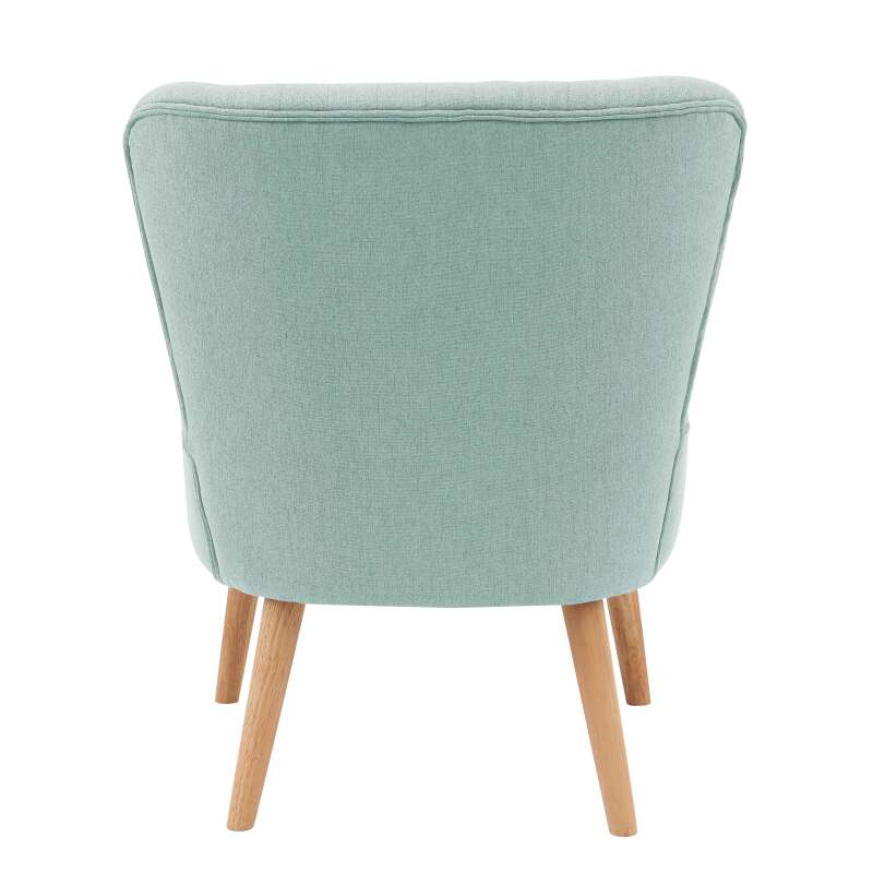 Fauteuils crapaud en tissu et bois - Lot de 2 (3/7)