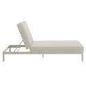 Bain de soleil aluminium inclinable 5 positions avec coussin