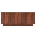 Buffet effet bois FSC® 4 portes 180 cm style scandinave