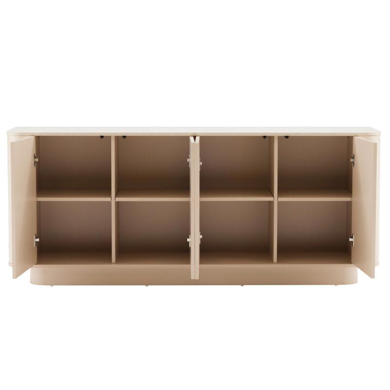Buffet uni FSC® 4 portes 180 cm (3/7)