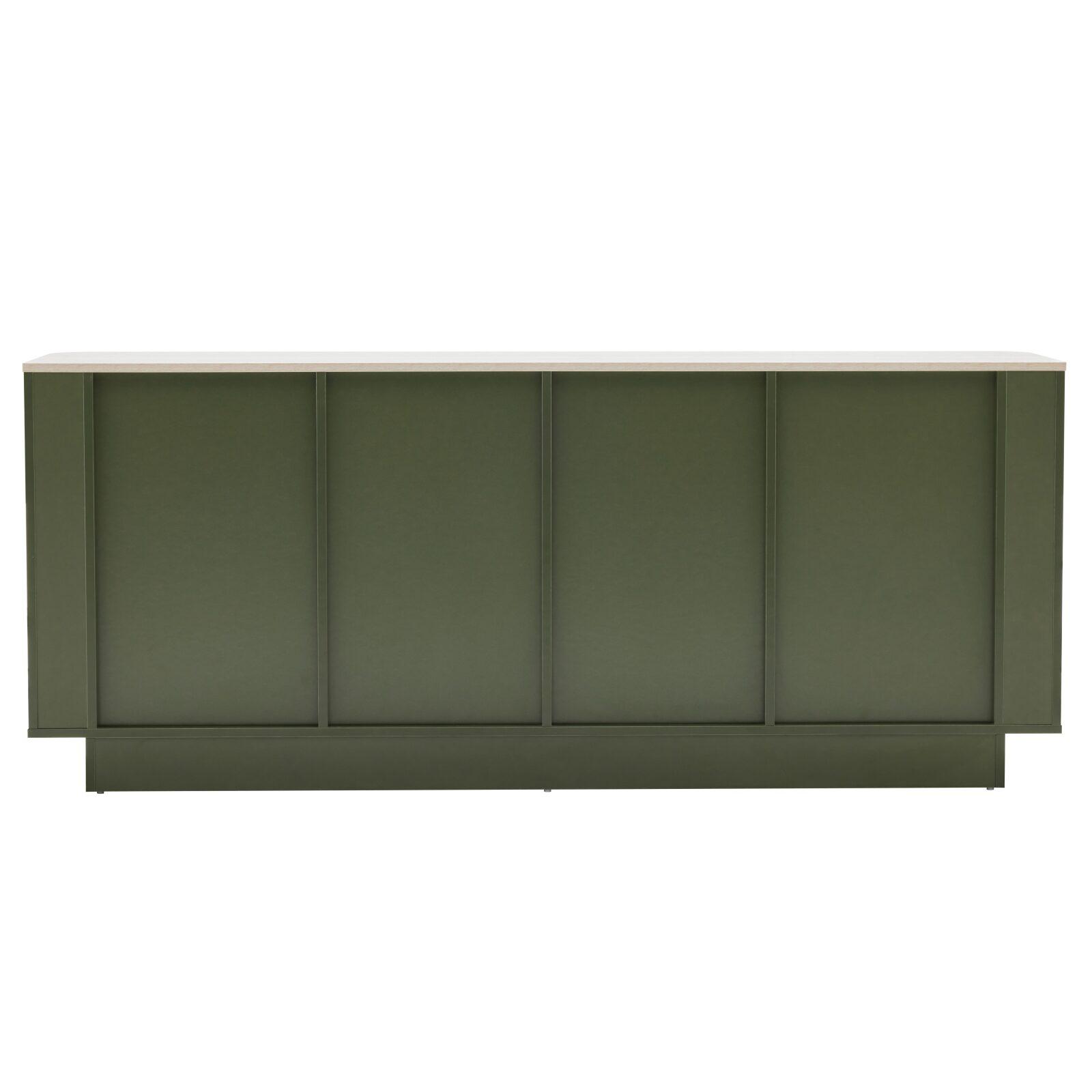 Buffet uni FSC® 4 portes 180 cm