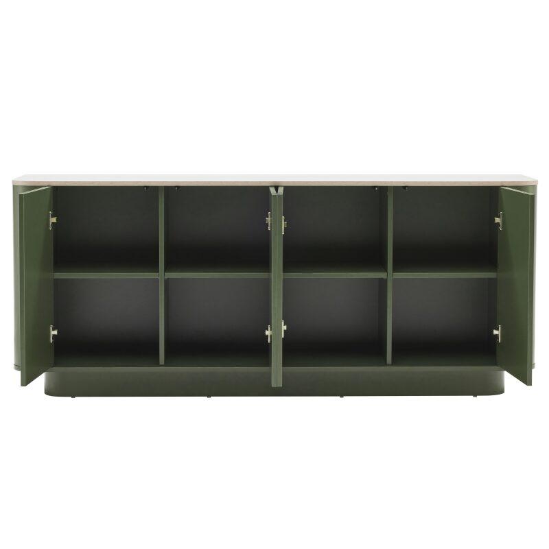 Buffet uni FSC® 4 portes 180 cm (3/7)