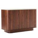 Buffet effet bois FSC® 3 portes 120 cm style scandinave 