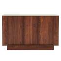Buffet effet bois FSC® 3 portes 120 cm style scandinave 