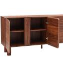 Buffet effet bois FSC® 4 portes 180 cm style scandinave 
