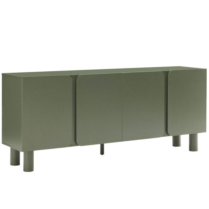 Buffet uni FSC® 4 portes 180 cm