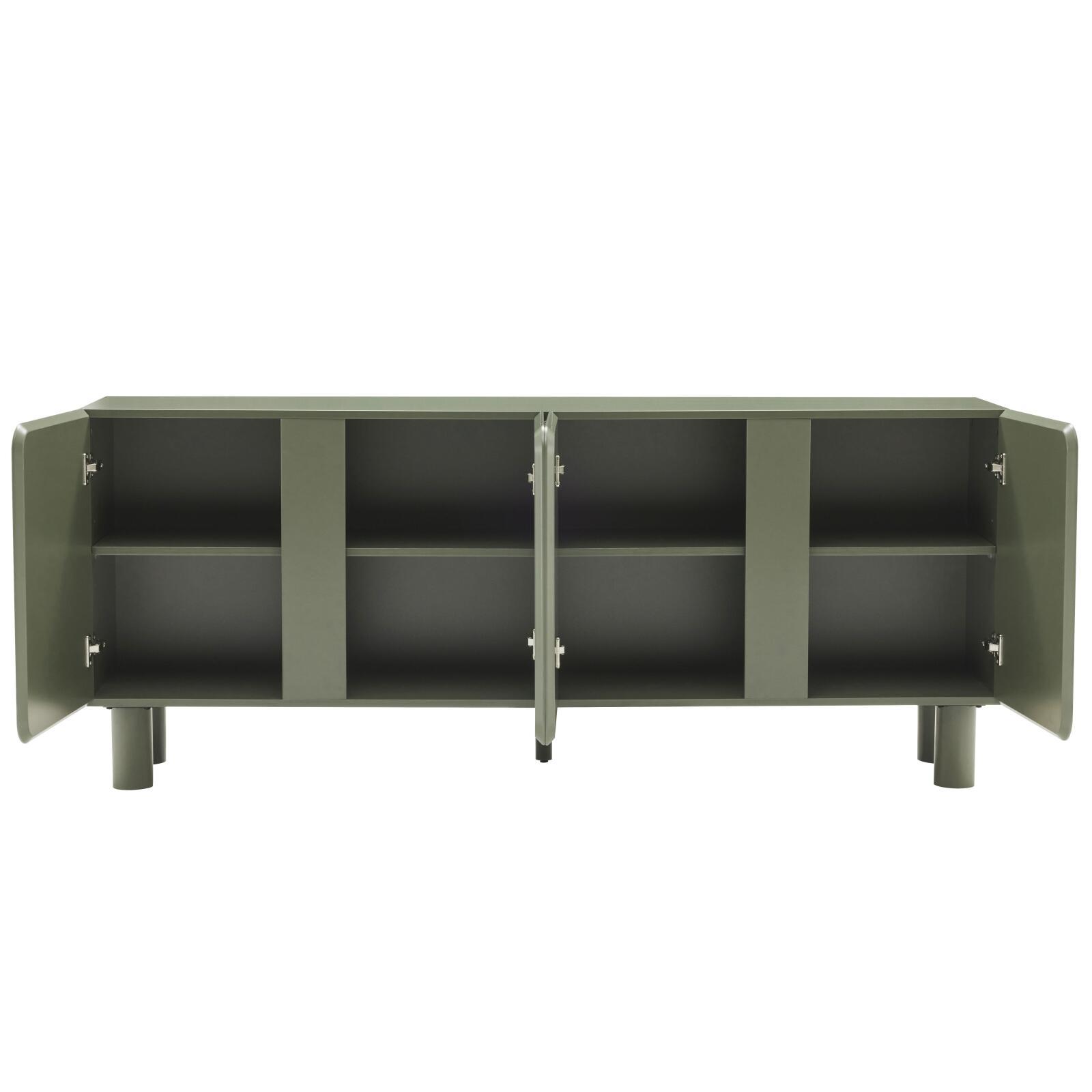 Buffet uni FSC® 4 portes 180 cm