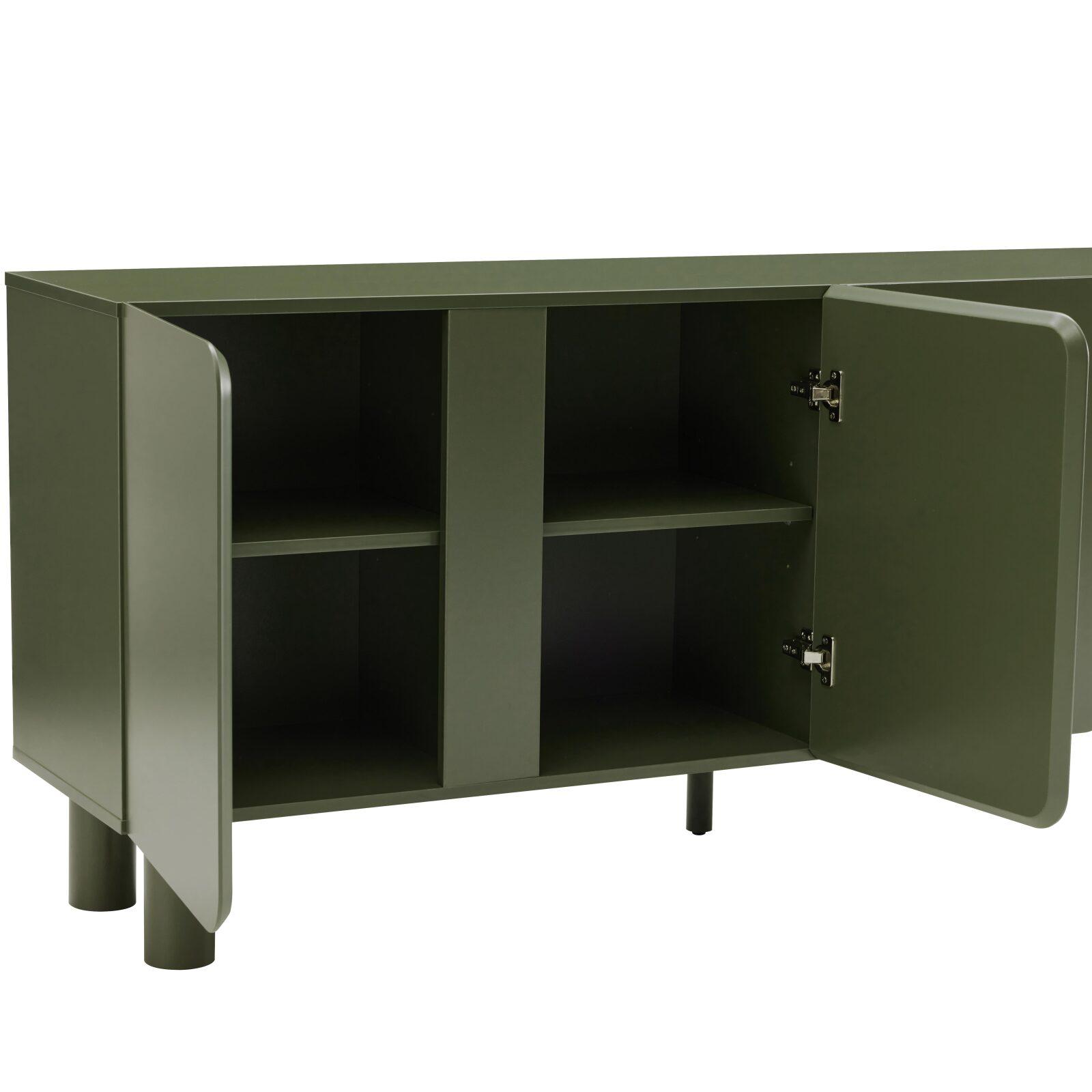 Buffet uni FSC® 4 portes 180 cm