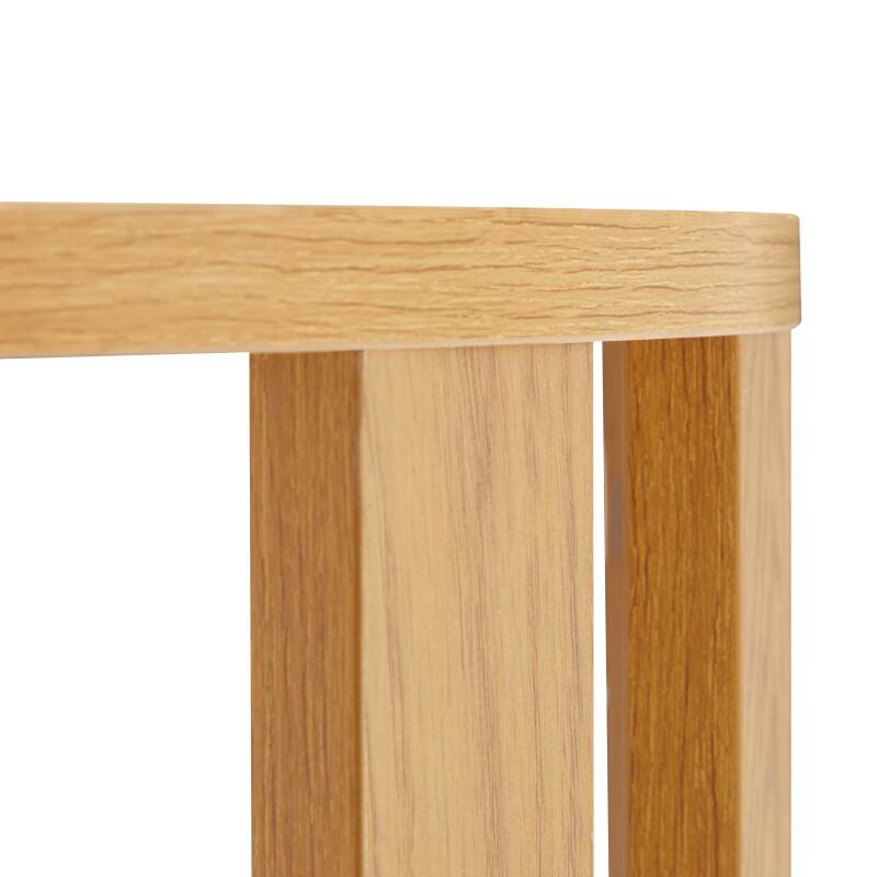 Table basse effet bois FSC® ronde Ø50 cm (6/7)