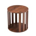 Table basse effet bois FSC® ronde Ø50 cm