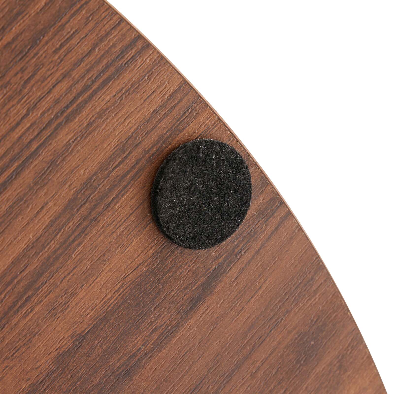 Table basse effet bois FSC® ronde Ø75 cm