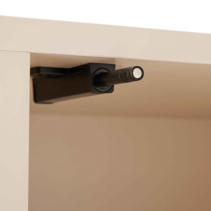 Buffet effet bois FSC® 3 portes 160 cm style scandinave  (7/8)