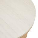 Table basse effet bois FSC® ronde Ø80 cm