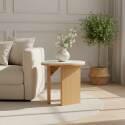Table basse effet bois ronde Ø50 cm - Ambiance
