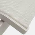 Chaises de jardin en aluminium et textilène avec accoudoirs - Lot de 2