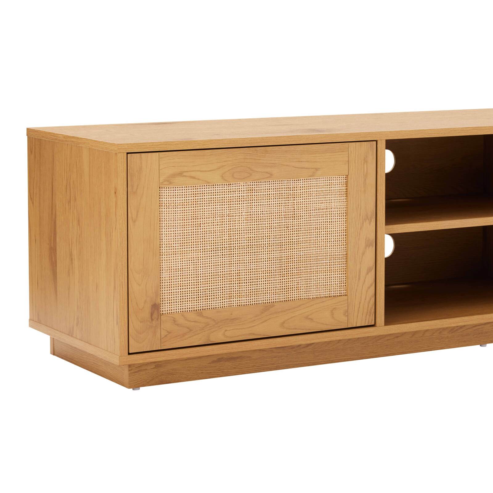 Meuble TV effet bois FSC® 160 cm style bohème