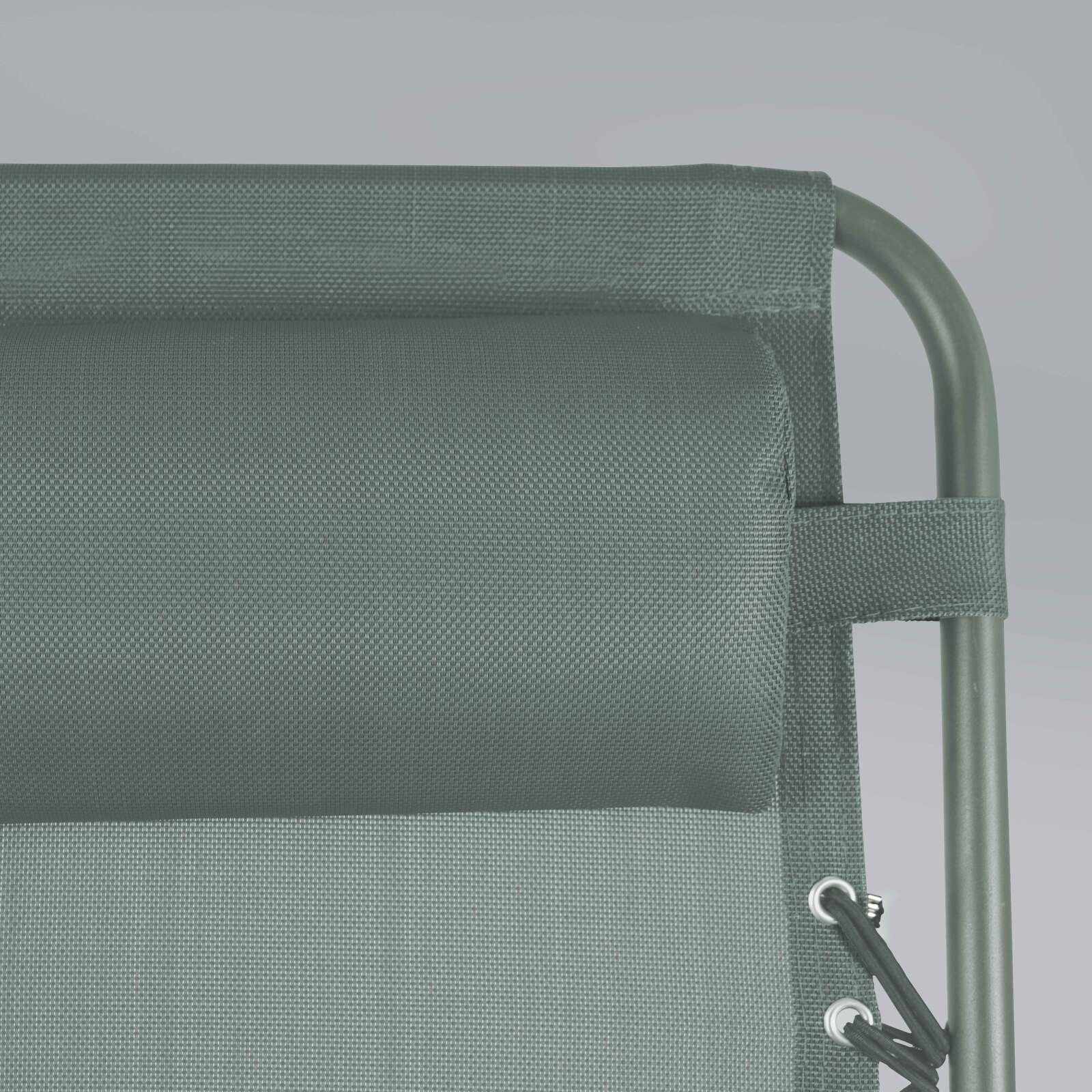 Fauteuils relax de jardin en métal et textilène inclinables - Lot de 2