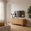 Meuble TV effet bois 120 cm