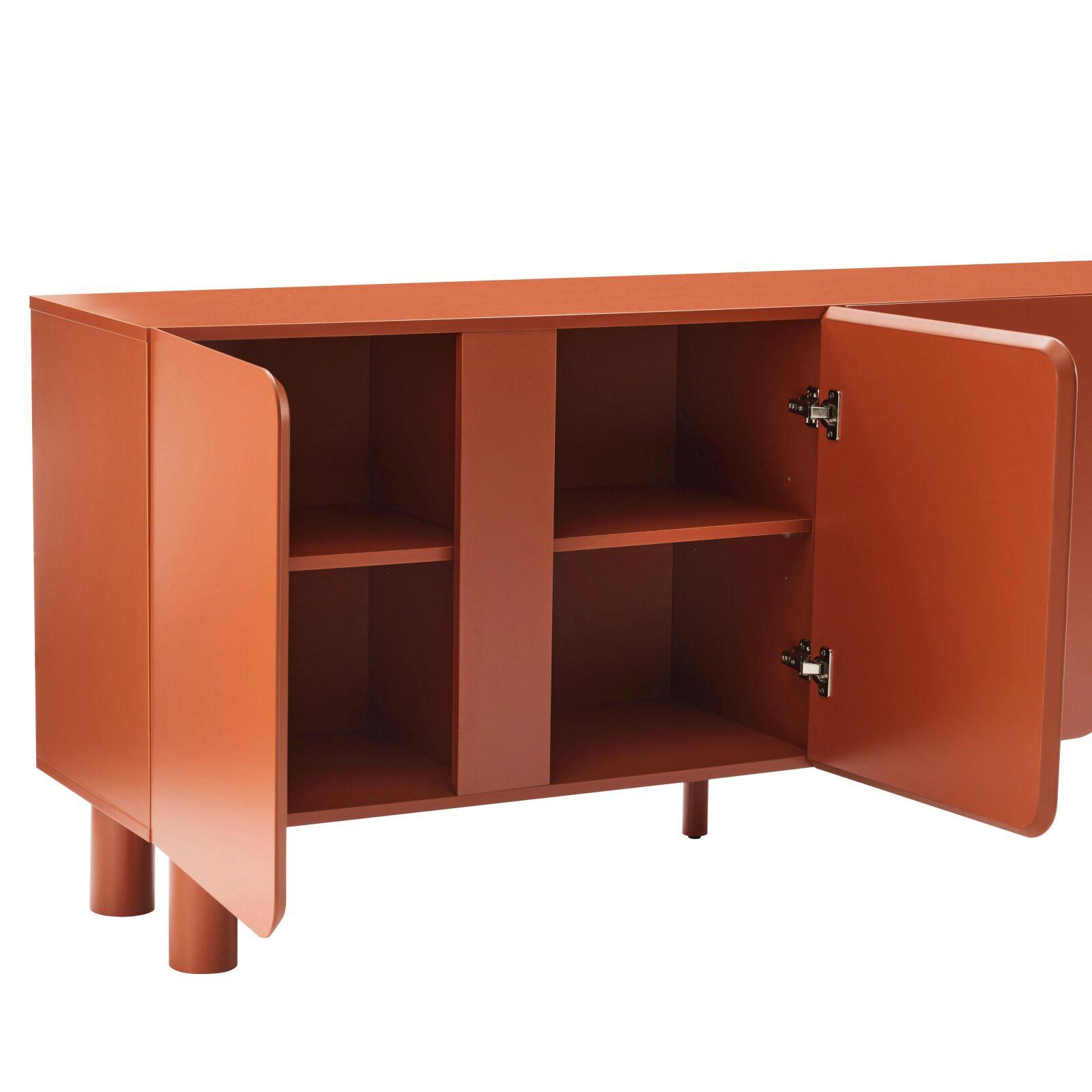 Buffet uni FSC® 4 portes 180 cm