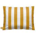 Pouf rayé XL coussin imperméable 140x120 cm
