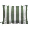 Pouf rayé XL coussin imperméable 140x120 cm
