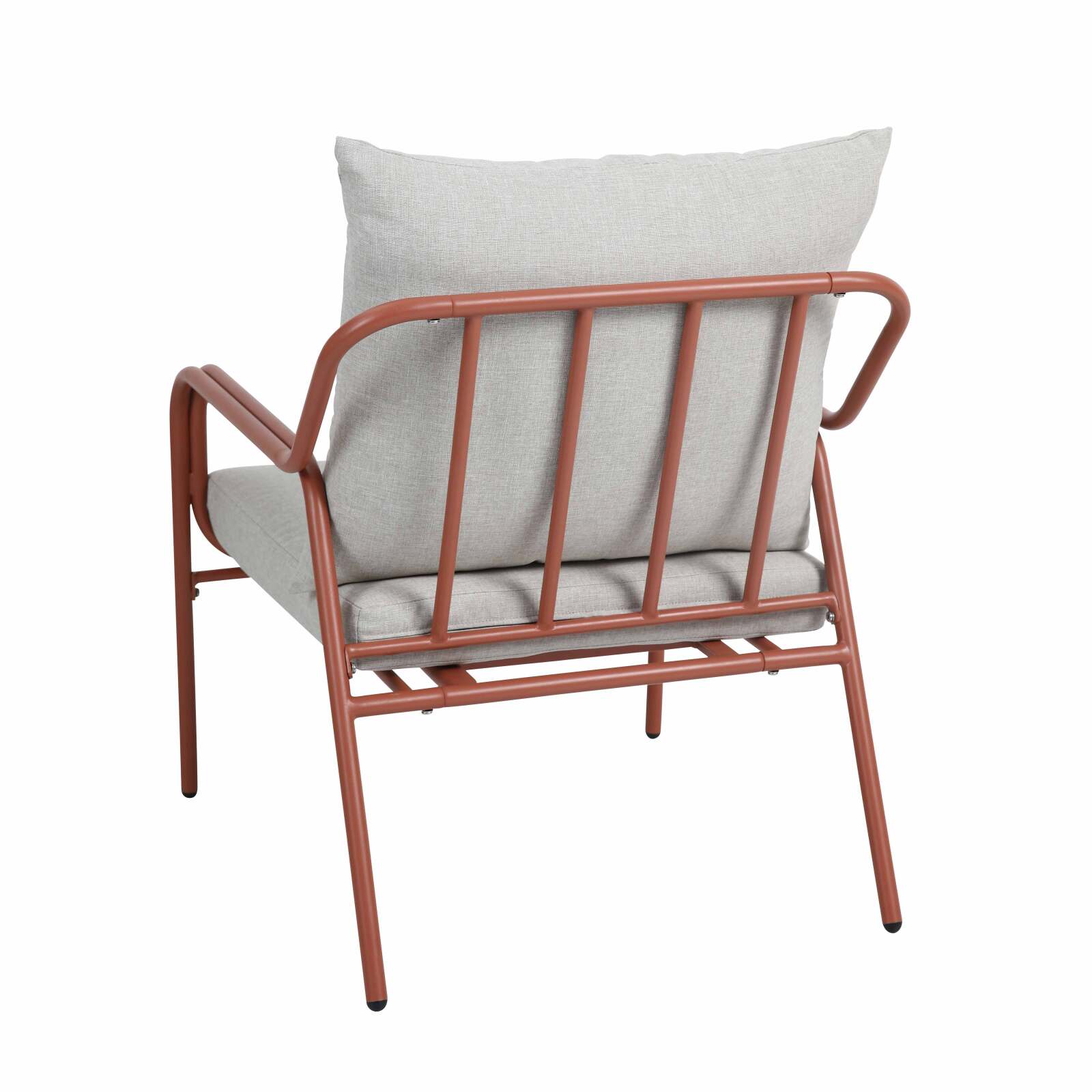 Salon de jardin en métal et verre trempé 4 places 