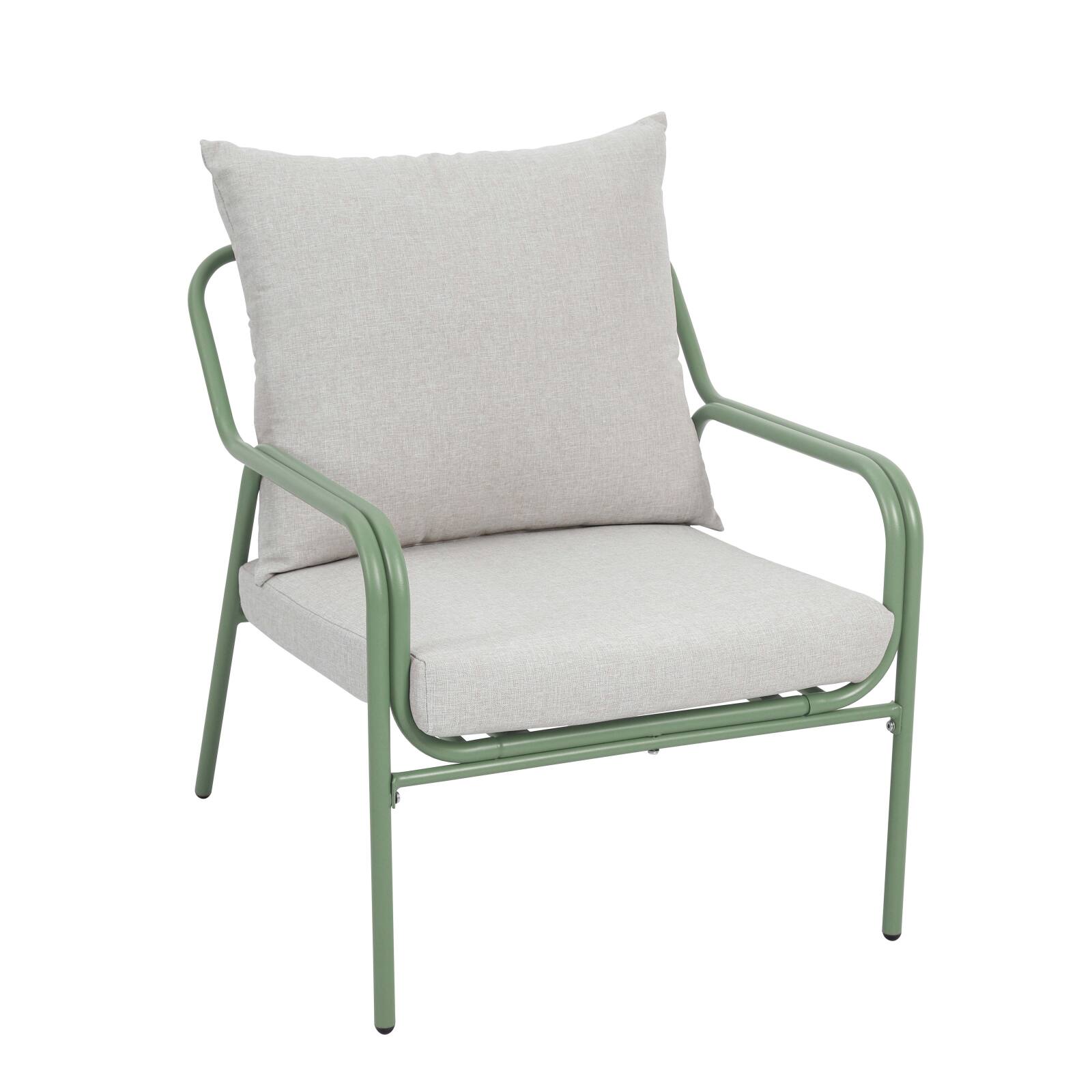 Salon de jardin en métal et verre trempé 4 places 