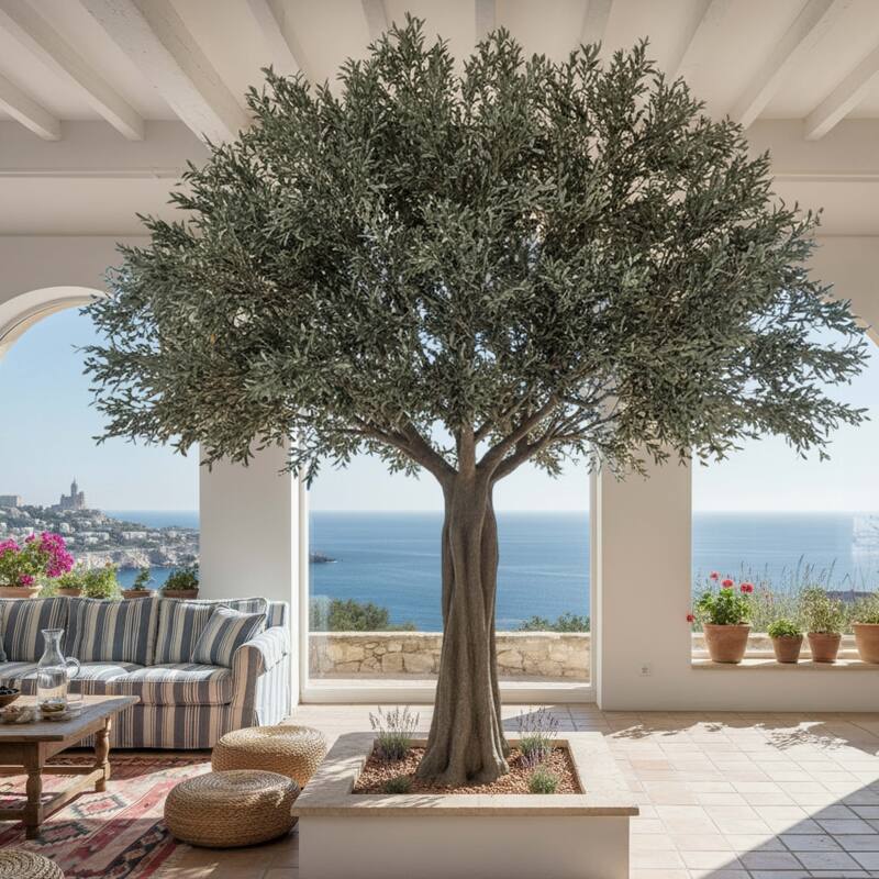 Olivier artificiel premium hauteur 360 cm - Ambiance