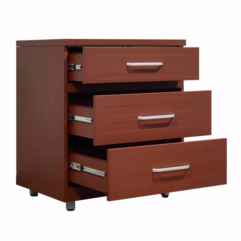 Cuisine extérieure en métal avec barbecue et rangements - 3 modules (5/6)