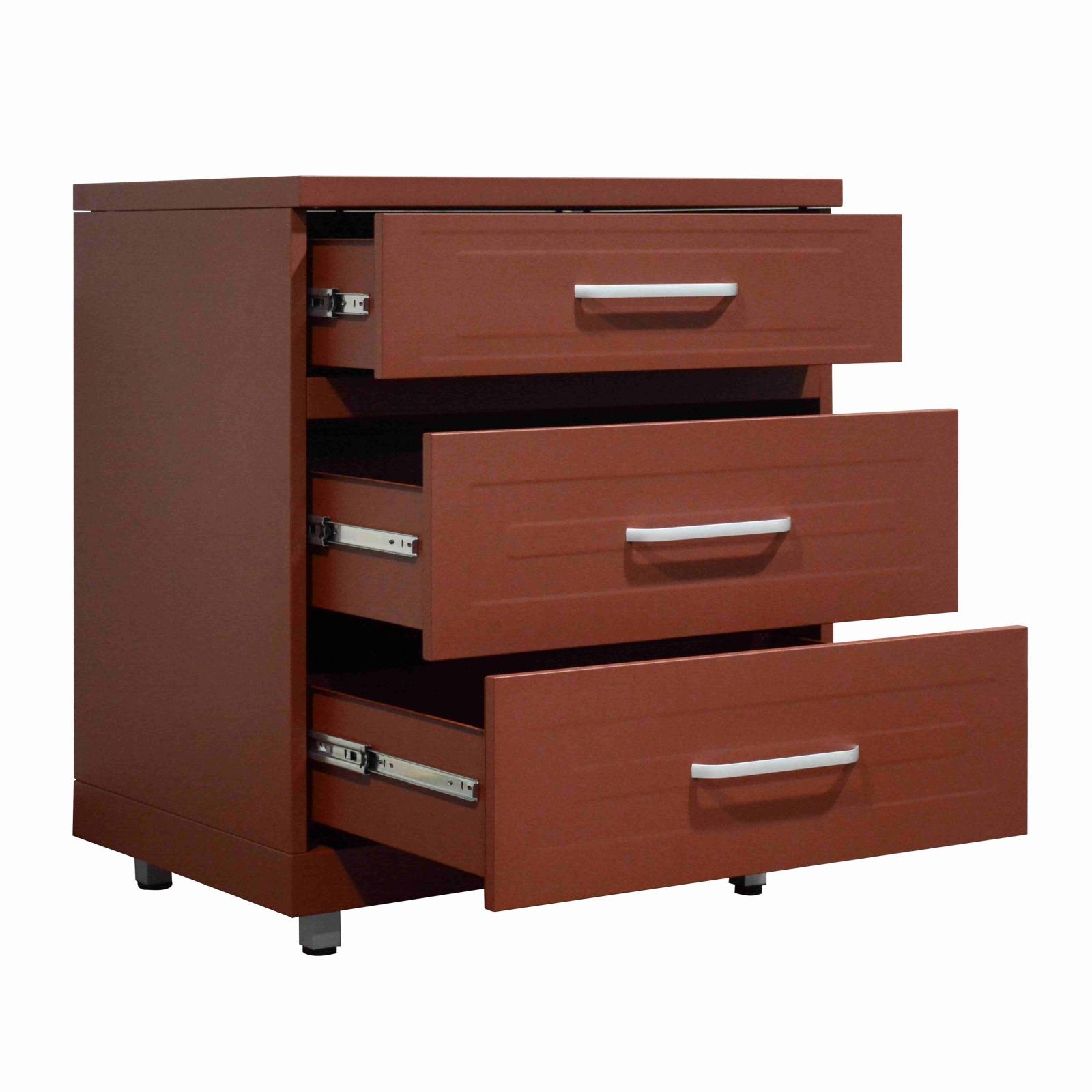 Cuisine extérieure en métal avec barbecue et rangements - 4 modules