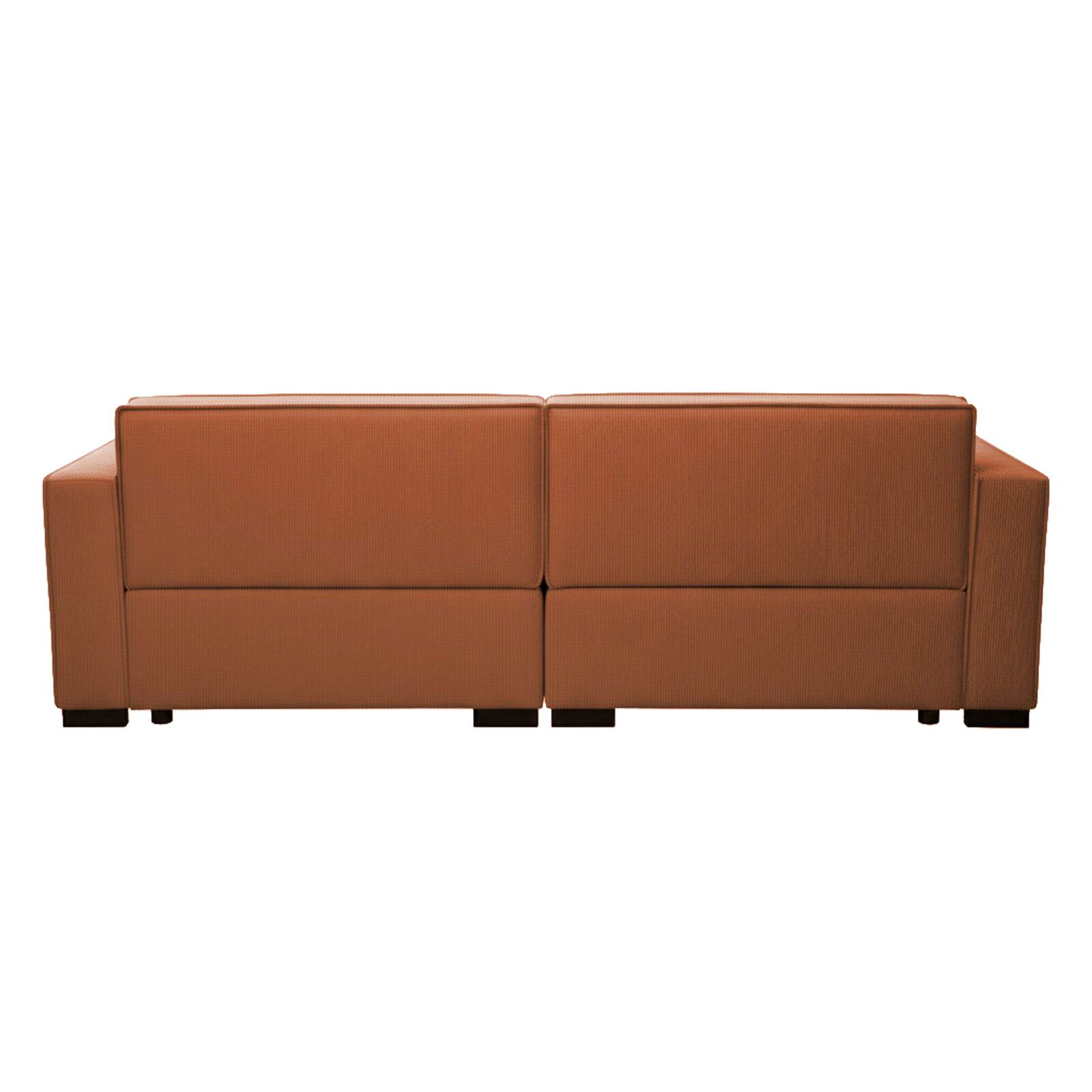 Canapé 3 places en velours côtelé avec coussins