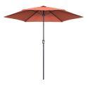 Parasol droit inclinable à manivelle Ø3 m