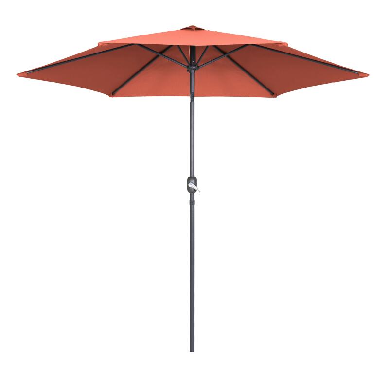 Parasol droit inclinable à manivelle Ø3 m