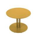 Table basse de jardin ronde en métal Ø50x38 cm 
