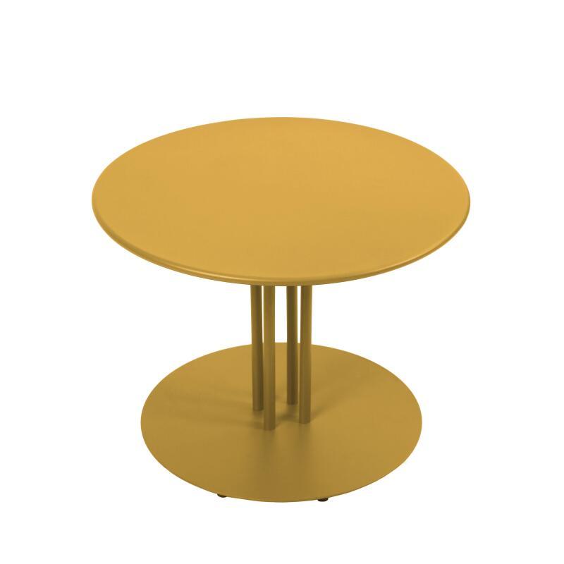 Table basse de jardin ronde en métal Ø50x38 cm  (3/4)