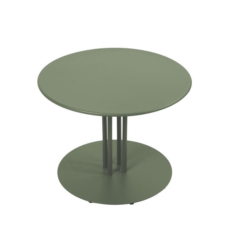 Table basse de jardin ronde en métal Ø50x38 cm  (3/4)