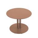 Table basse de jardin ronde en métal Ø50x38 cm 
