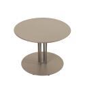 Table basse de jardin ronde en métal Ø50x38 cm 