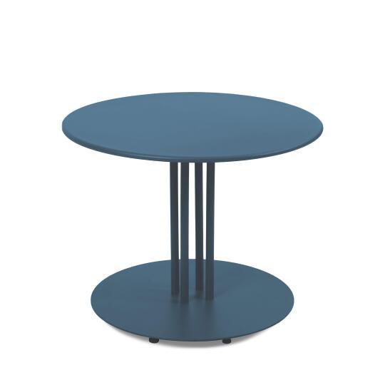 Table basse de jardin ronde en métal Ø50x38 cm | Oviala